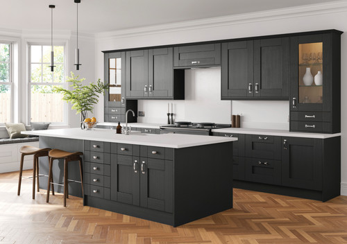 Anthracite shaker kitchen - shaker,